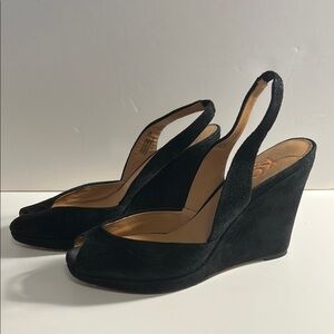 Michael Kors Black Stiletto Slingback Heels